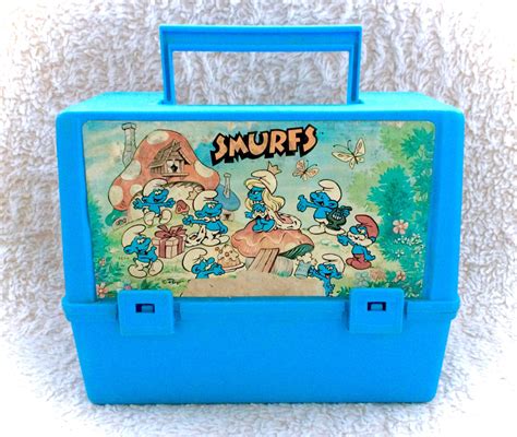 smurf lunch box